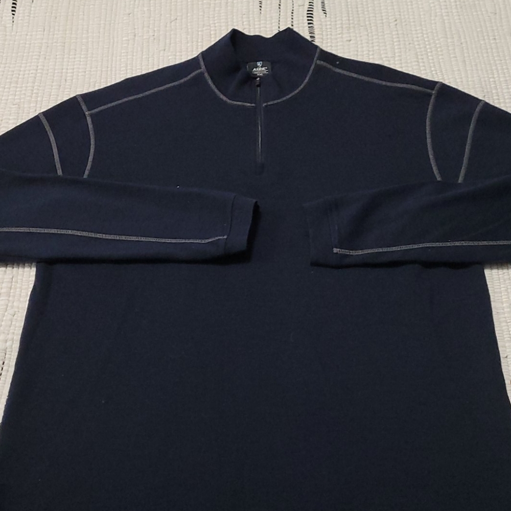 Kuhl Merino Wool Quarter Zip Long Sleeve